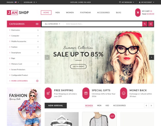 VG JanShop - Responsive WooCommerce WordPress Theme