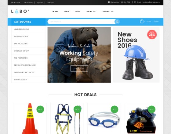 VG Labo - WooCommerce Theme for Tools, Equipment Store