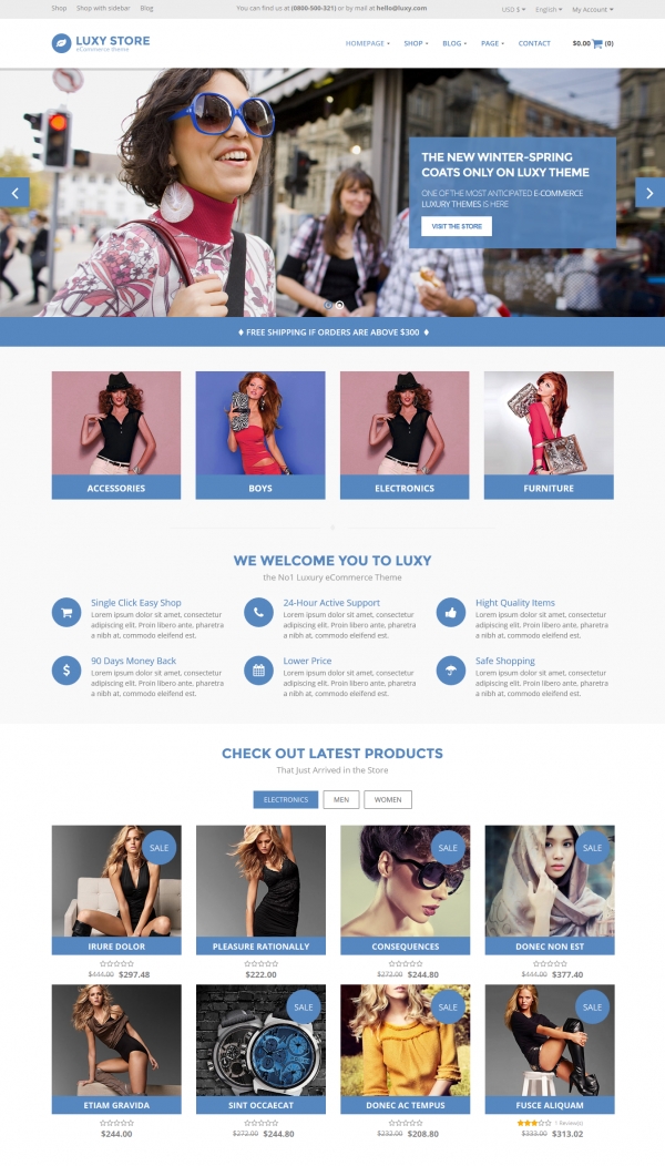 Vina Luxy - Multipurpose VirtueMart Joomla Template