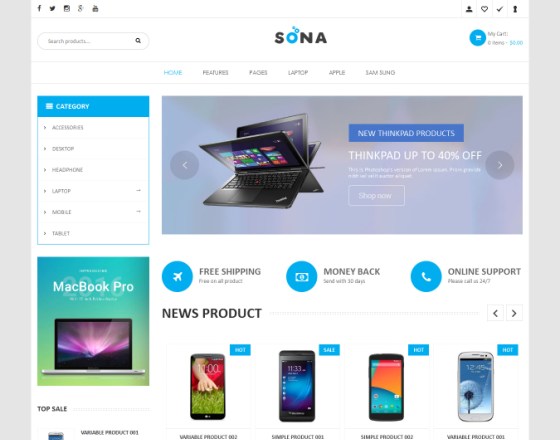 VG Sona - WooCommerce Responsive Digital Theme
