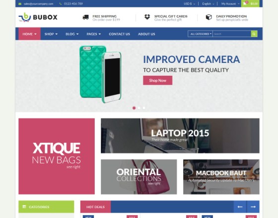 Vina Bubox - VirtueMart Joomla Template for Online Stores