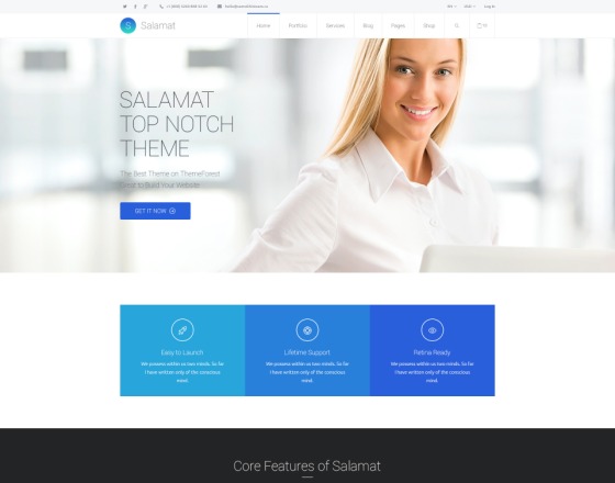 Salamat - Multipurpose Business Joomla Template