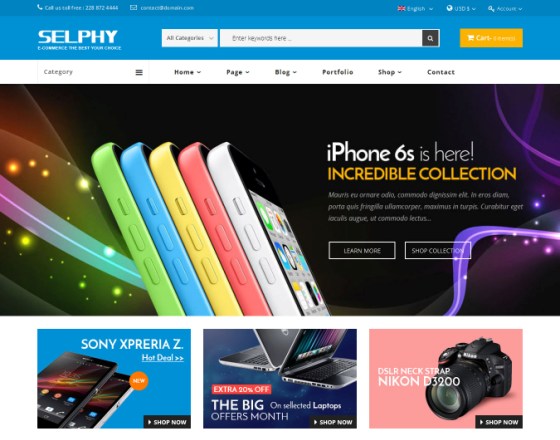 Vina Selphy - Responsive VirtueMart Joomla Template