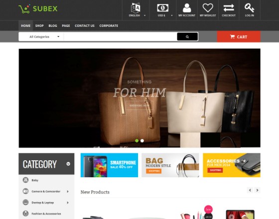 Vina Subex - Mega Shop Responsive VirtueMart Template