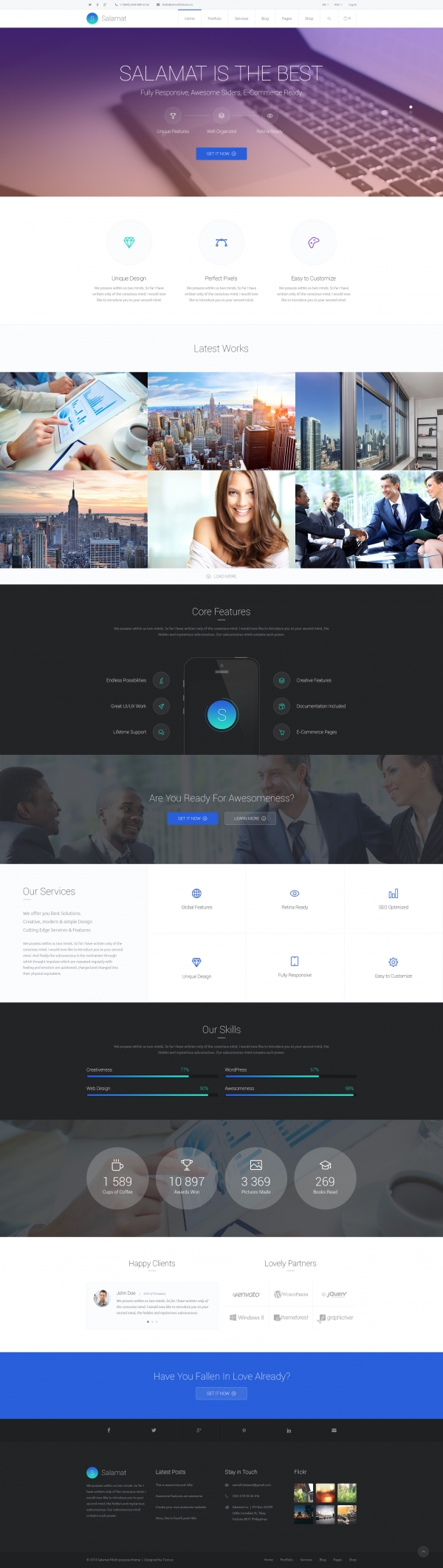 Salamat - Multipurpose Business Joomla Template